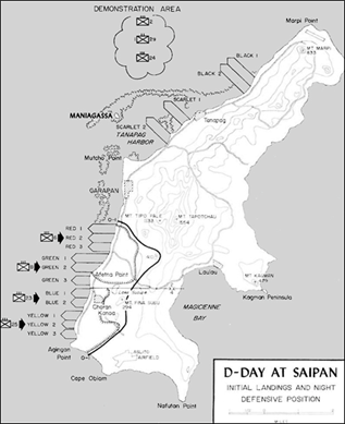 SAIPAN D-Day 15 June 1944