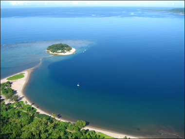 air-view-of-Mele-Bay, Vanuatu